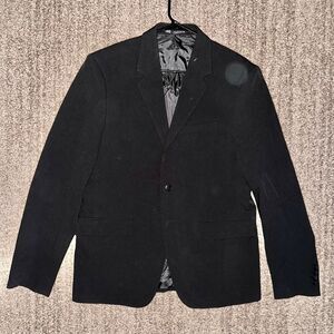 ZARA Men's Two Button Black Sport Blazer Coat Jacket